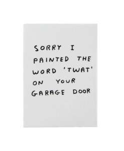 David Shrigley: David Shrigley Twat Magnet