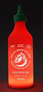 Chilli Sauce Bottle Squeezy Lamp