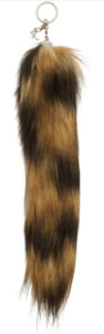 Raf Simons Faux Racoon Tail Keychain