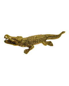 Decor: Brass Crocodile