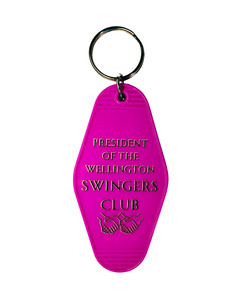 Sale: 'President of the Wellington Swingers Club' Keychain