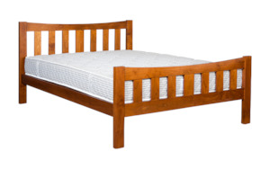 Bed Frame: Delta Slatted Bed Frame – High Foot