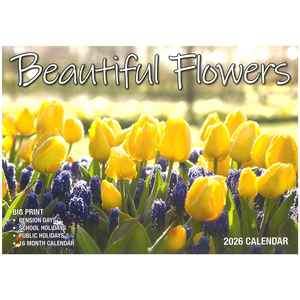 Stationery: 2026 Wall Calendar - Beautiful Flowers