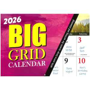 2026 Wall Calendar - Big Grid