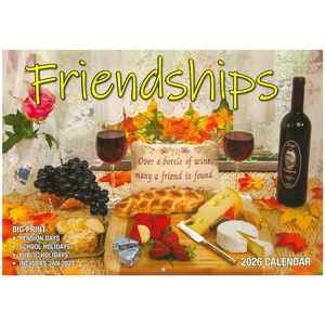 2026 Wall Calendar - Friendships