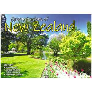 Stationery: 2026 Wall Calendar - Great Gardens Of New Zealand