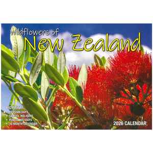 Stationery: 2026 Wall Calendar - Wildflowers Of New Zealand
