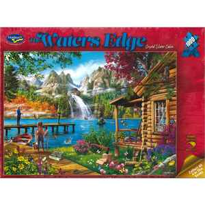 Jigsaws 1: Jigsaw Puzzle 1000Pcs - The Waters Edge - Crystal Water Cabin