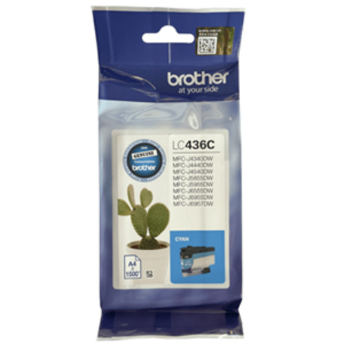 Ink Toner: Brother LC436C Cyan Ink Cartridge