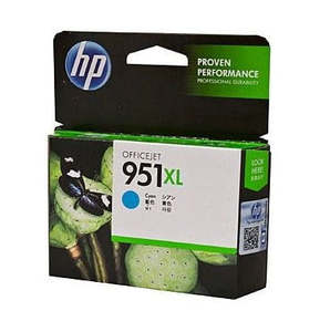 Ink Toner: HP 951XL High Yield Cyan Original Ink Cartridge