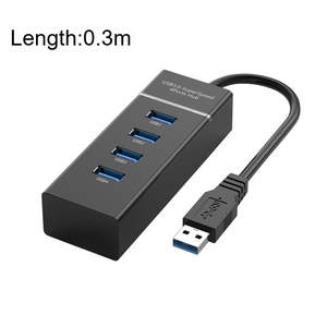 4-PORT 3.0 USB HUB - 0.3 Meters