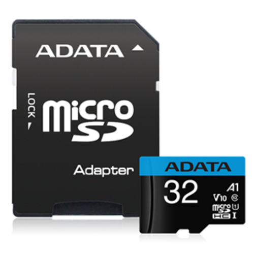 Tech 1: ADATA Premier microSDHC UHS-I A1 V10 Card with Adapter 32GB