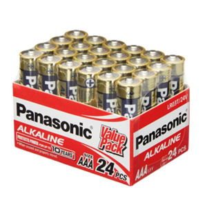 Panasonic AA Alkaline Battery 24 Pack
