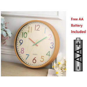 12’’ WALL CLOCK ROUND - NO NOISE – Economic -