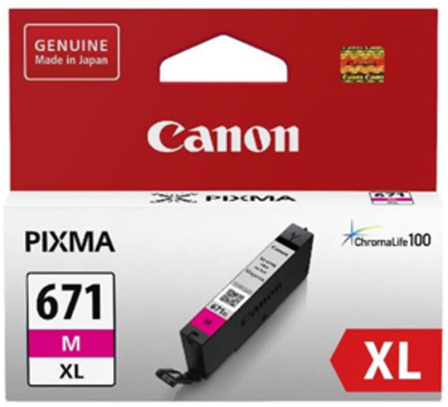Canon CLI 671XL M Magenta High Yield Ink Cartridge