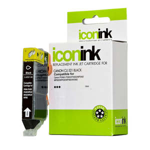 Compatible Canon CLI 521 Black Ink Cartridge