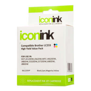 Compatible Brother LC233 BCMY Ink Value Pack