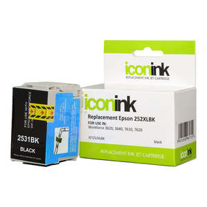 Compatible Ink Toner: Compatible Epson 252XL C13T253192 Black Ink Cartridge