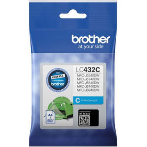 Brother: Brother LC432 C Cyan Ink Cartridge