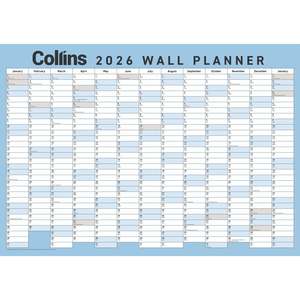 Collins 2026 Wallplanner Double Sided 990 x 700 / Unlaminated