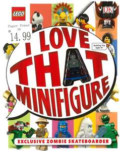 Childrens Picture Books: LEGO® I Love That Minifigure!: With Exclusive Zombie Skateboarder Minifigure
