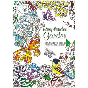 Activity Puzzle Books: Colouring Books - Resplendent Garden