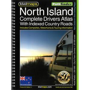 KiwiMaps Pathfinder A4 North Island Drivers Atlas