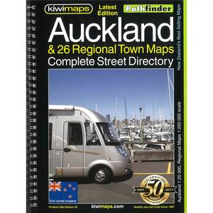 KIWIMAPS Auckland & 26 Regional Towns Pathfinder