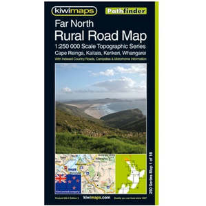 New Zealand: Far North Rural Roads Topographic Map 250-1