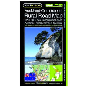 Auckland-Coromandel Rural Roads Topographic Map 250-3