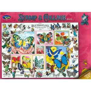 Jigsaw Puzzle 1000Pcs - Stamp & Collage - Butterflies