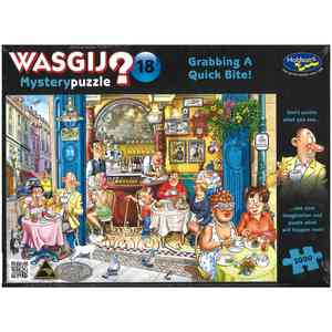 Wasgij Jigsaws: Wasgij? Jigsaw Puzzle Mystery 18 - Grabbing A Quick Bite!