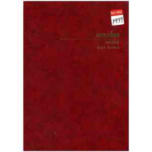 Account Books: Collins A4/1 Index Book (Damaged / On Special)
