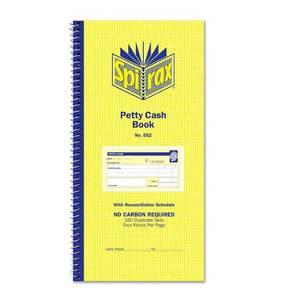 Account Books: SPIRAX 552 PETTY CASH BOOK