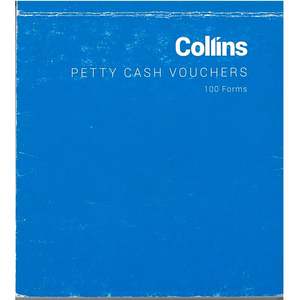 Account Books: Collins Petty Cash Vouchers