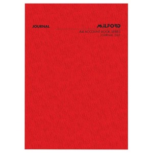 Account Books: Milford A4 Journal 26 Leaf Limp Account Book