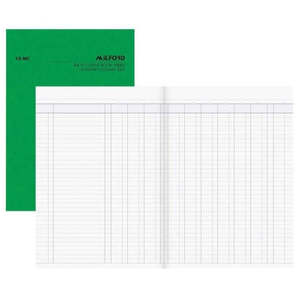 Account Books: Milford A4 10 Money Column 26 Leaf Limp Analysis Book
