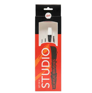 DAS STUDIO ACRYLIC BRUSH SET 4