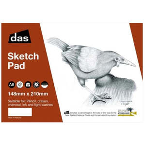 DAS SP SKETCH PAD (SADDLEBACK) 20sht A5