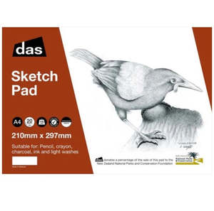 Art Pads Books: DAS SP SKETCH PAD (SADDLEBACK) 20sht A4