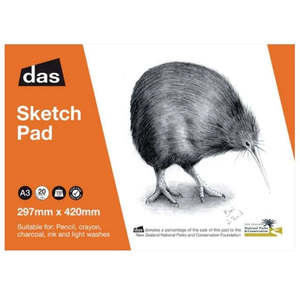 DAS SKETCH PAD (KIWI) 20sht 110gsm A3