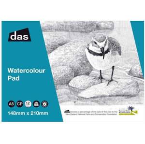 DAS W/C PAD (WRYBILL) 12sht 300gsm A5