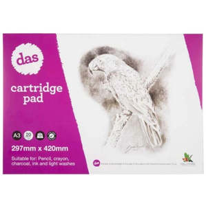 Art Pads Books: DAS CARTRIDGE PAD (KAKA) 20sht 135gsm A3