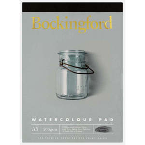 Art Pads Books: Bockingford Pad Watercolour A5 200gsm 20 Leaf