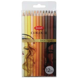 Art Writing Instruments: Jasart: Studio Pencil - Skin Tones (Set of 12)