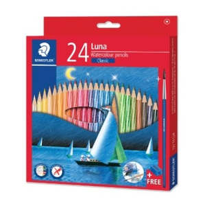 Coloured Pencils: Staedtler Luna Aquarell Watercolour Pencils Pack of 48