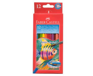 Coloured Pencils: Faber Castell Coloured Pencils Watercolour 12pk