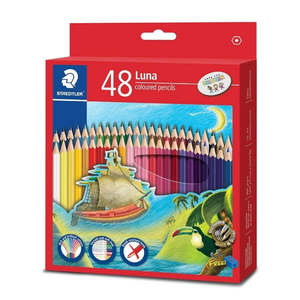 Coloured Pencils: STAEDTLER LUNA COLOUR PENCIL SET OF 48