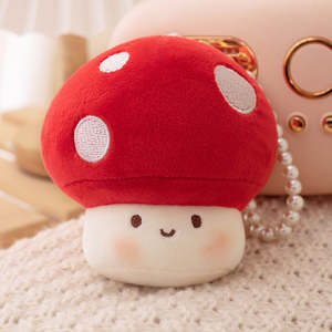 Red Mushroom Keychain / Keyring