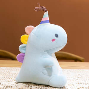 Party Dinosaur - Blue - Plush Toy